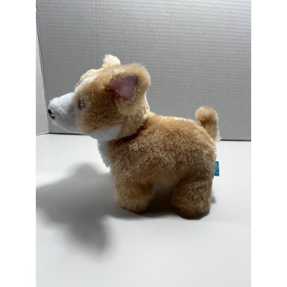 Manhattan Toy Company Tan & White Corgi Dog 2019 Plush Bean Bag 8" - Picture 2 of 8